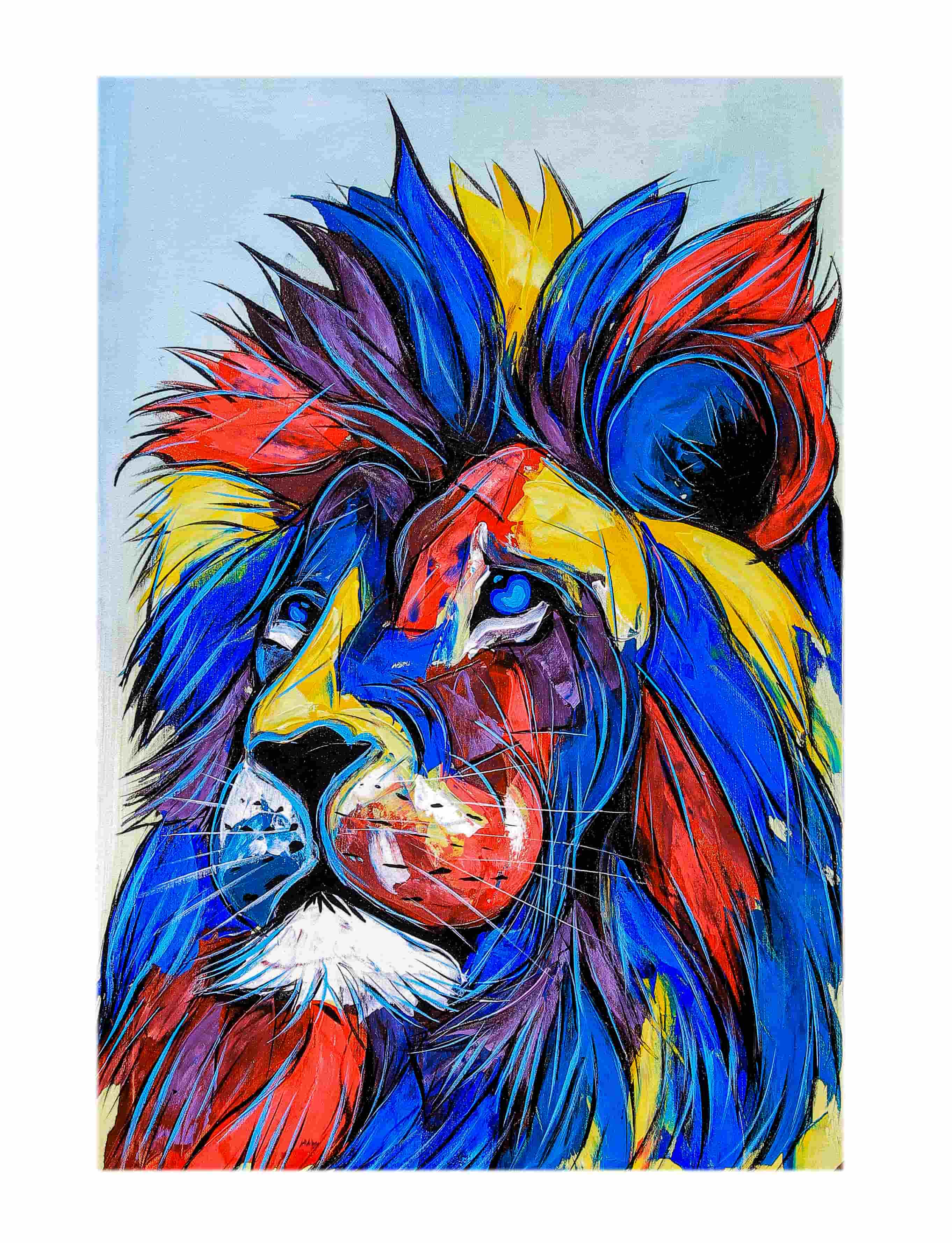 Colored Lion