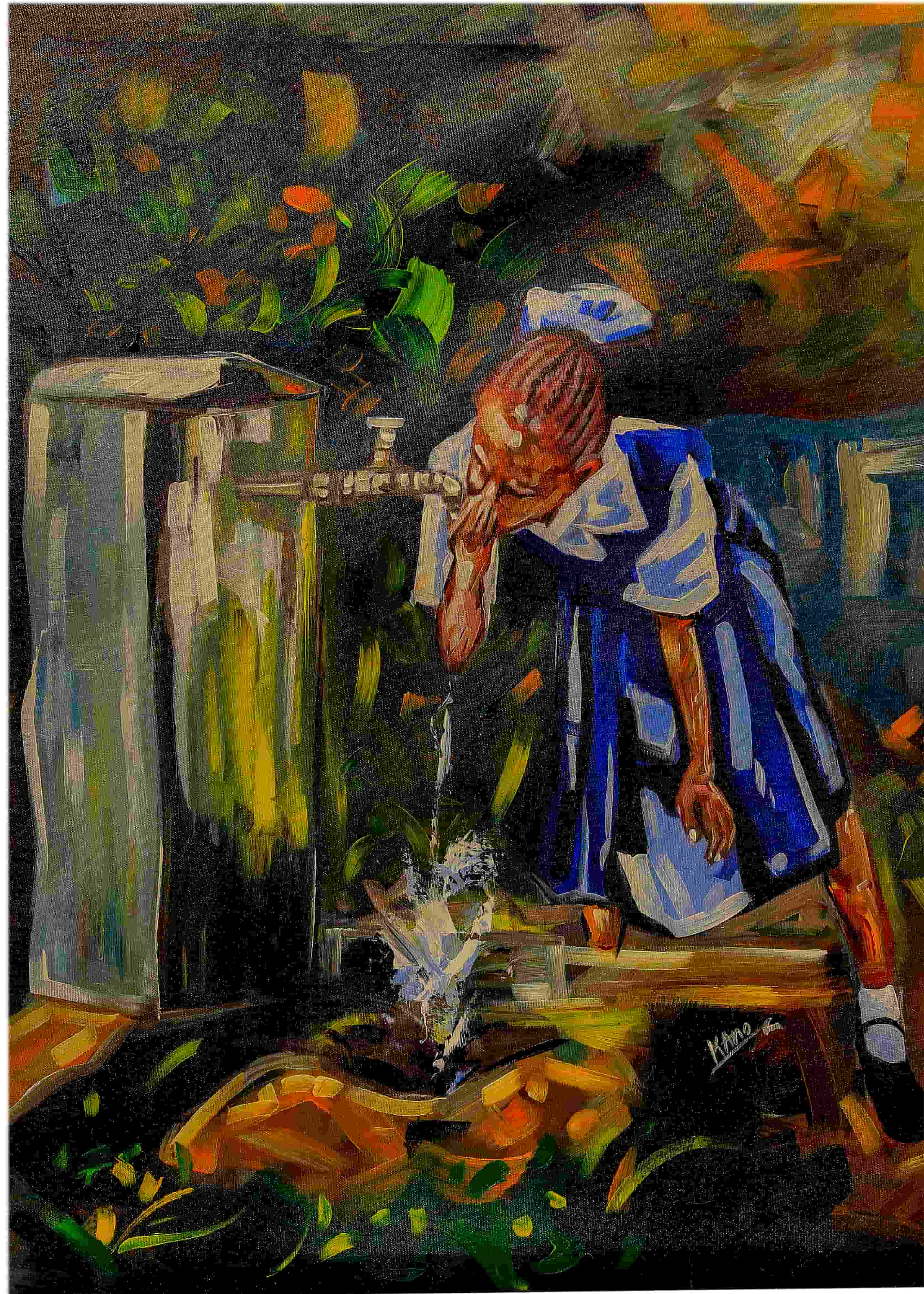 Pupil Take Water